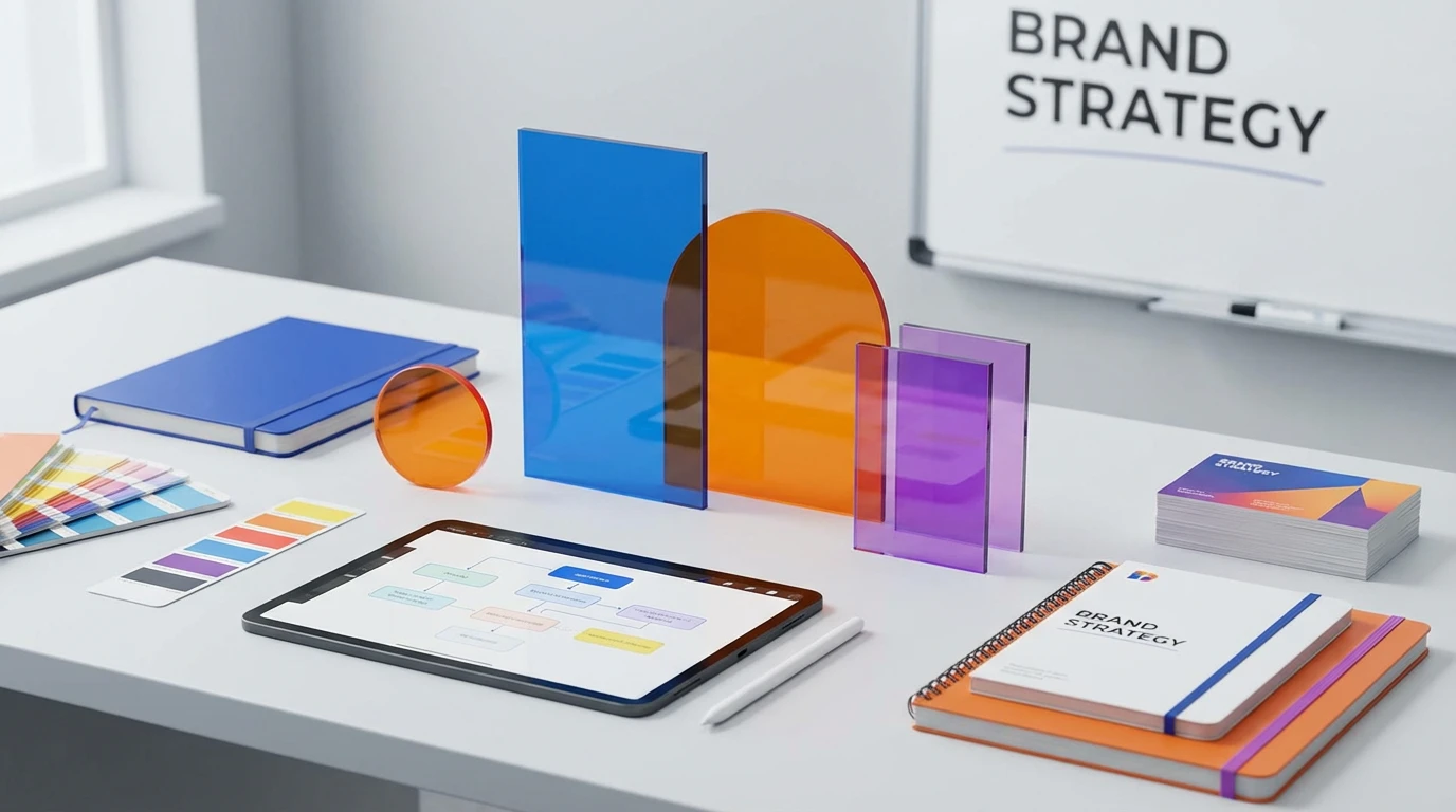 Creatieve merkstrategie visual